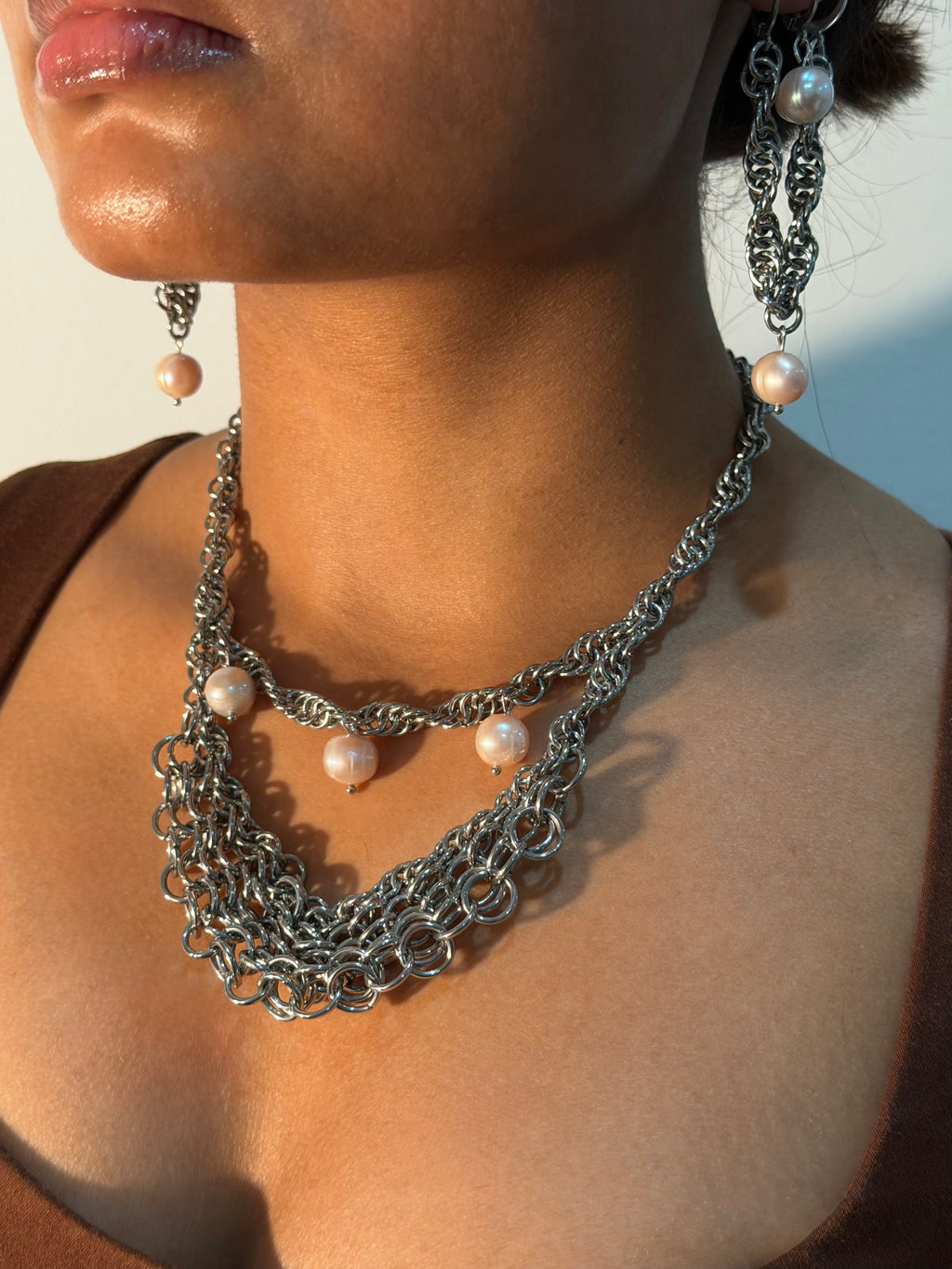 Spiral 4:1 Net Necklace