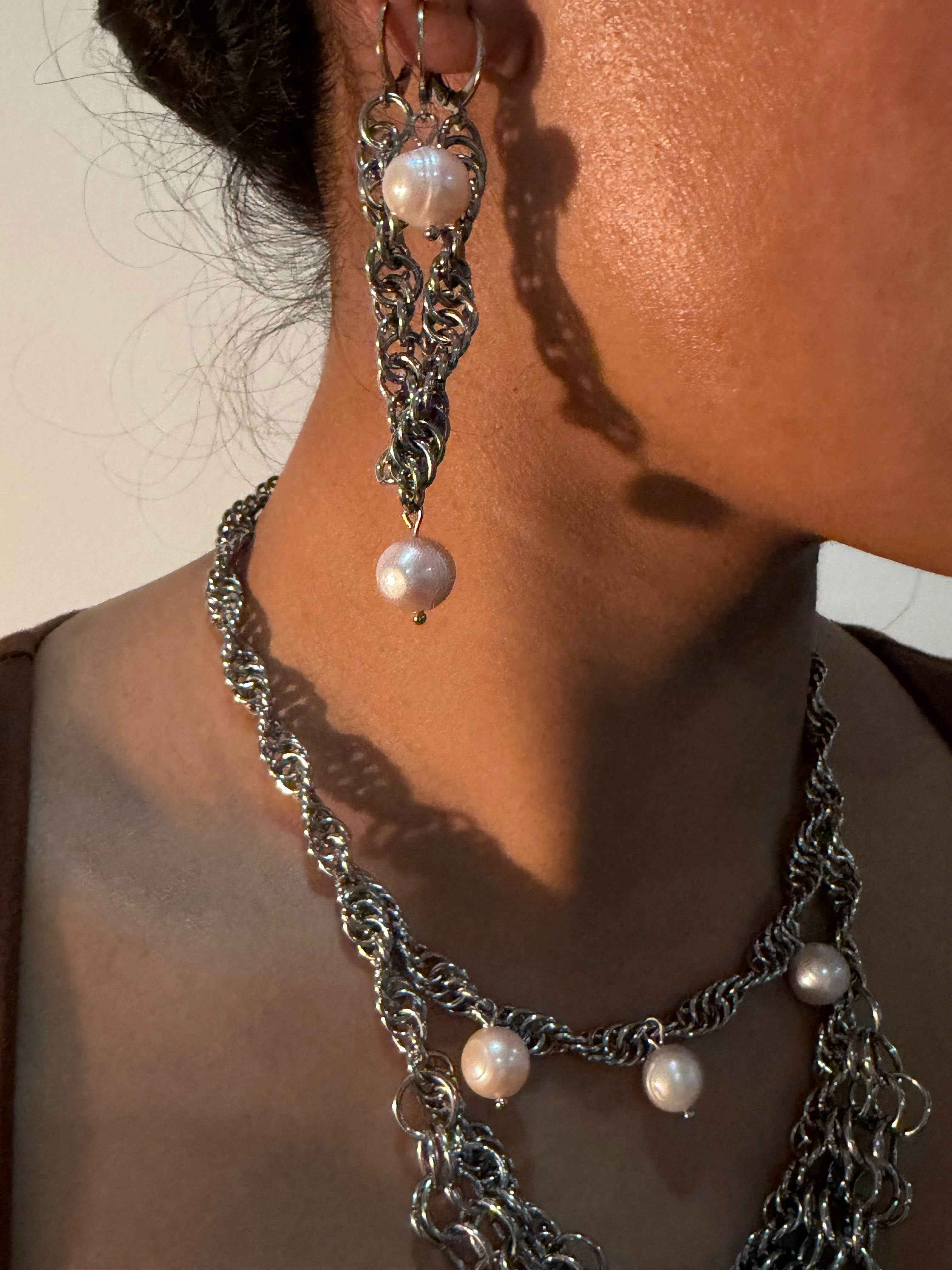Spiral 4:1 Double Piercing Earrings